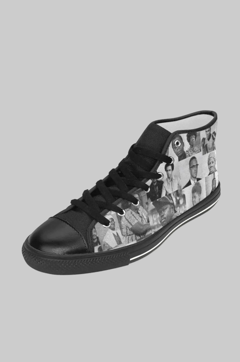 Power to the People Hi-Top Sneakers - Black Culture Streetwear Power to the People Hi-Top Sneakers - Black Culture Streetwear