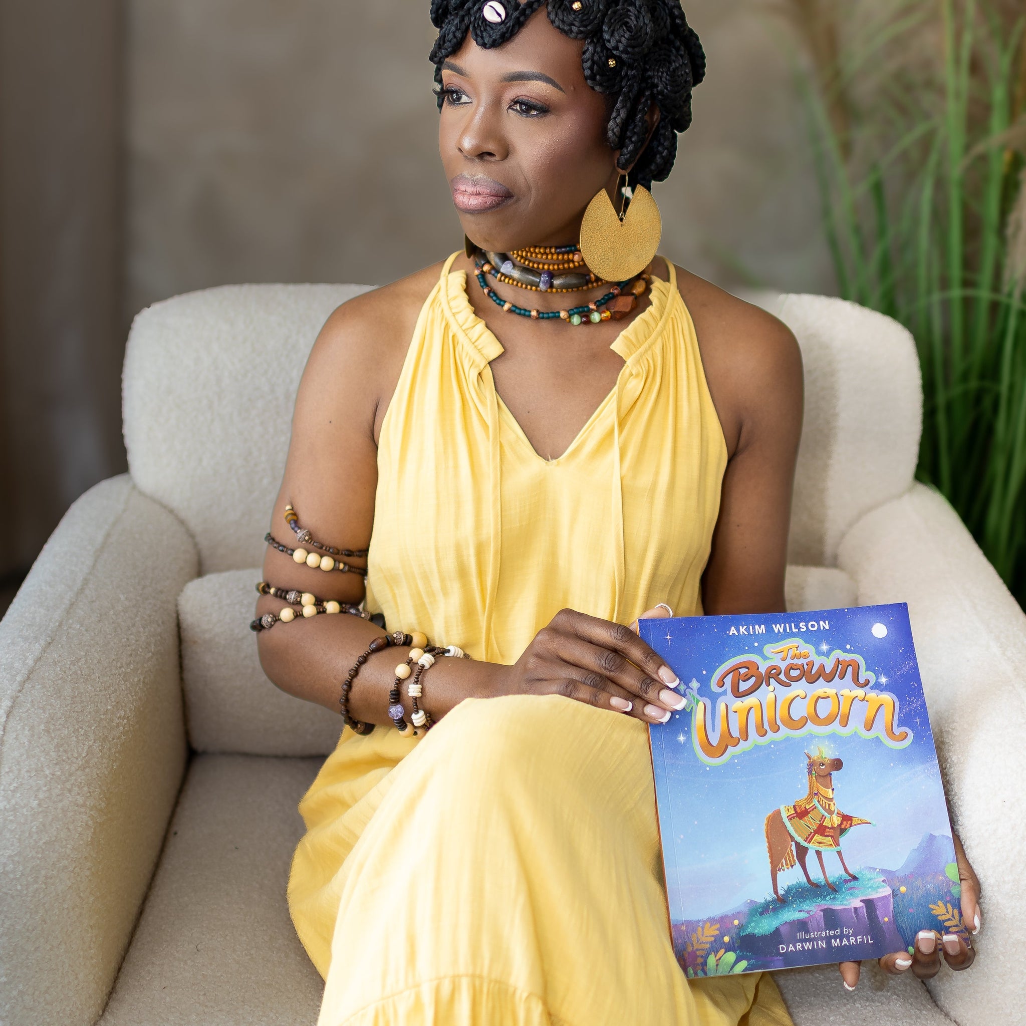 The Brown Unicorn Book & Coloring Book | Anti-Colorism Children's Books | Black Kids Self-Love Stories