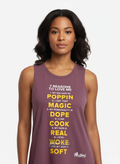 Self-affirmation muscle tank for women - African American cultural pride apparel promoting self-worth and confidence
