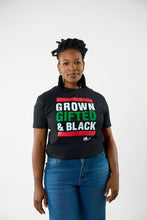 Load image into Gallery viewer, Grown Gifted and Black T-Shirt