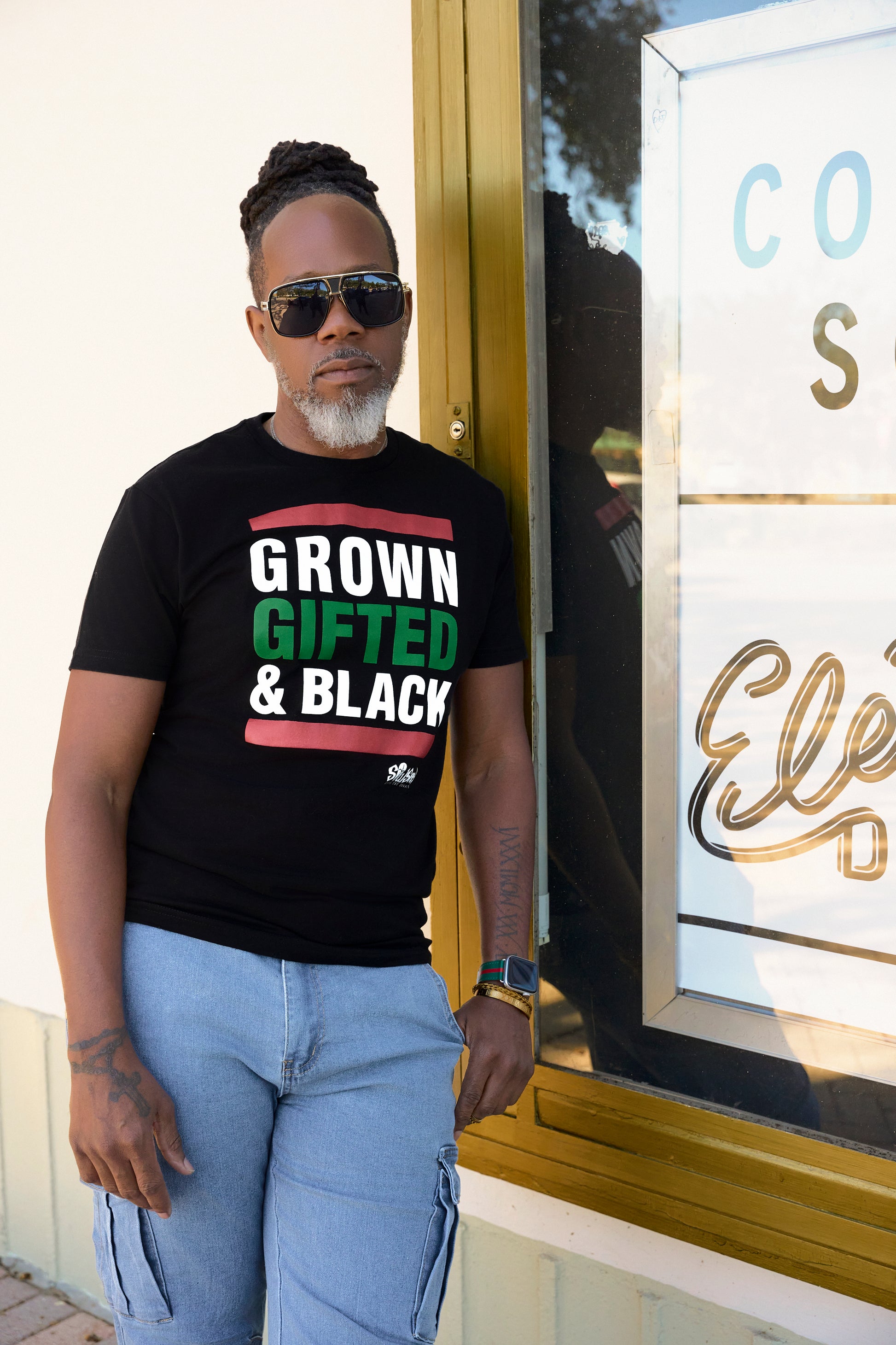 Grown Gifted and Black unisex t-shirt inspired by Nina Simone - African American adult empowerment apparel by SoulSeed