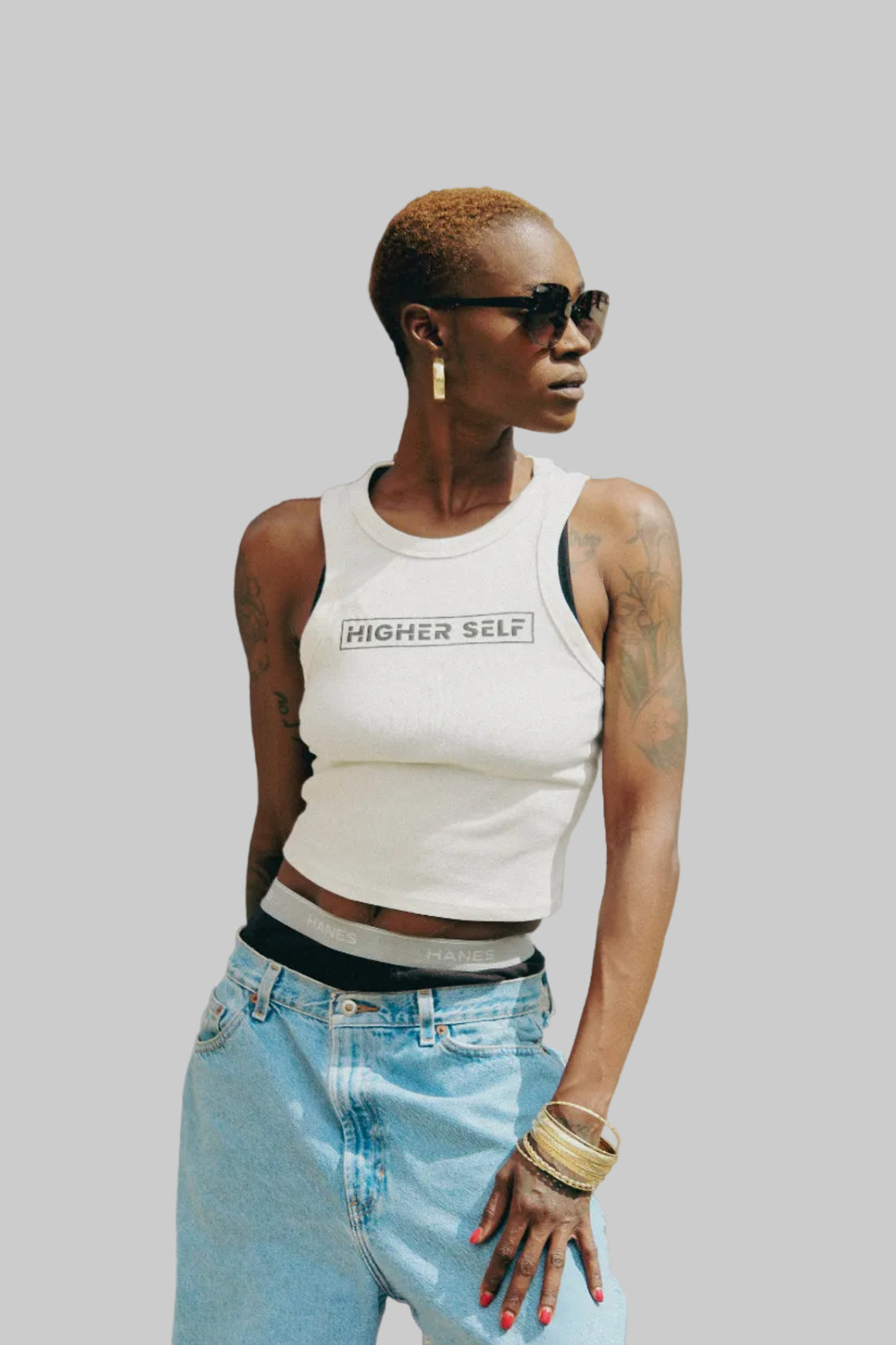 Higher Self Crop Tanktop, Key 