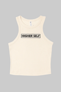 Higher Self Crop Tank Top, Flat lay