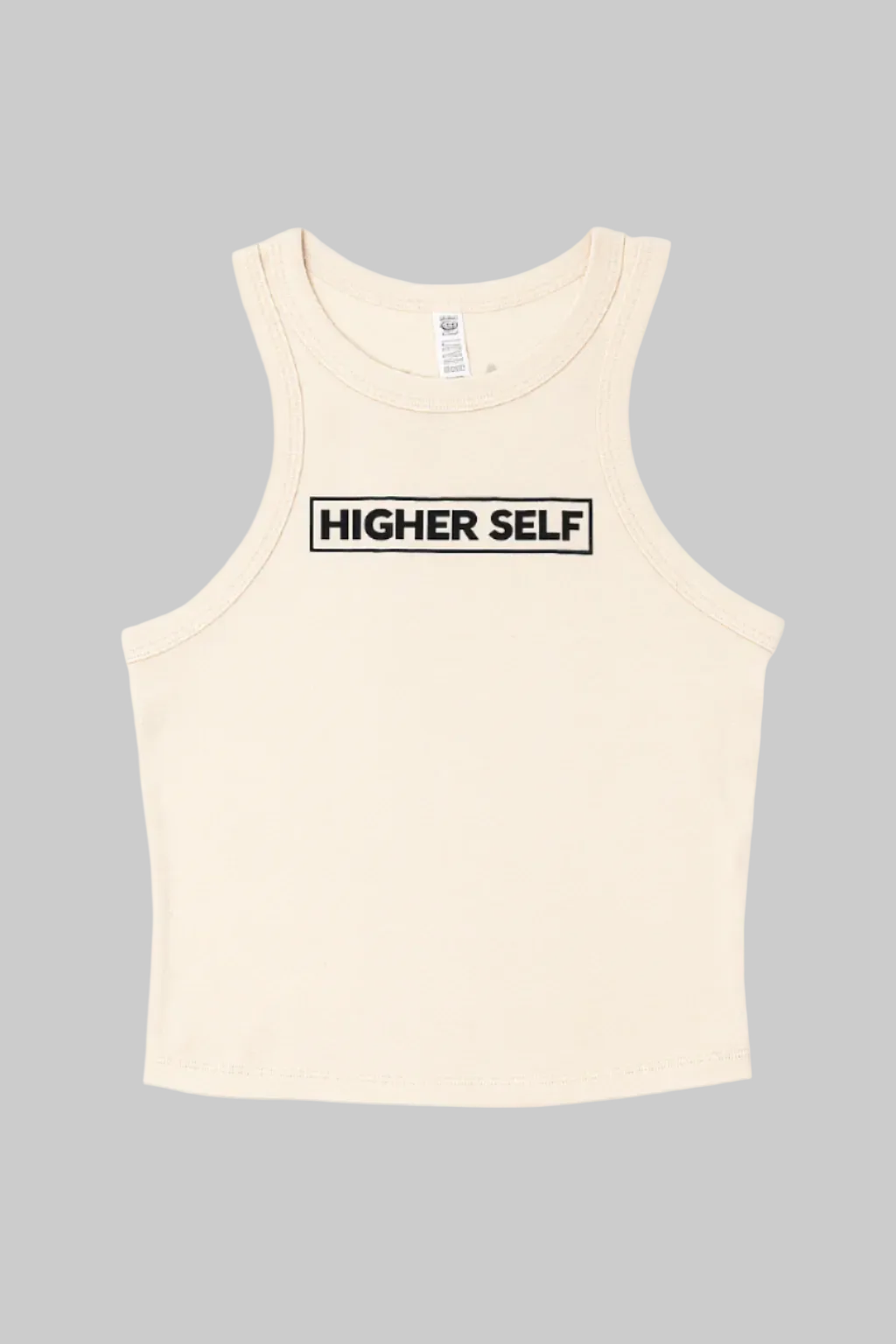 Higher Self Crop Tank Top, Flat lay