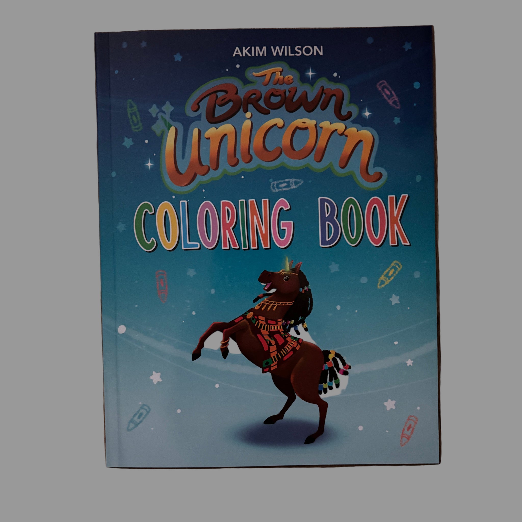 The Brown Unicorn Coloring Book for Kids - Self-Love Art