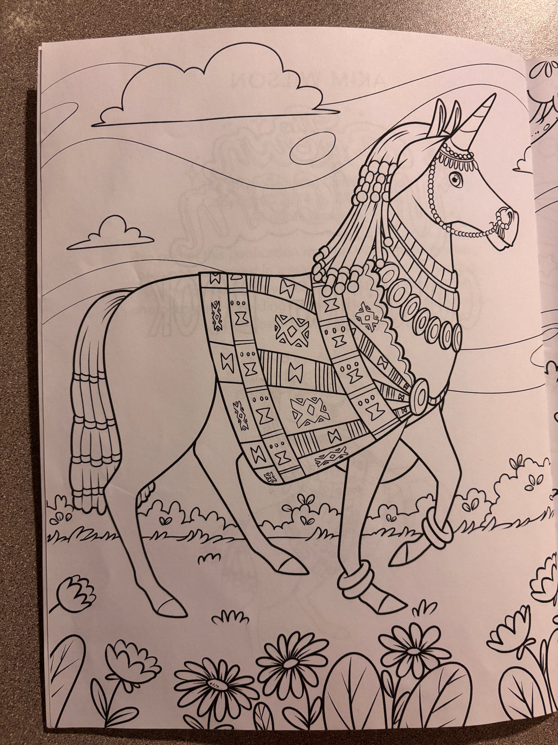 The Brown Unicorn Coloring Book | Self Love for Black Children