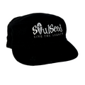 Vintage military cap with SoulSeed Live the Legacy logo - distressed African American heritage streetwear hat
