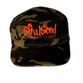 SoulSeed Live the Legacy distressed military hat with embroidered logo - vintage Black pride cap by SoulSeed Apparel