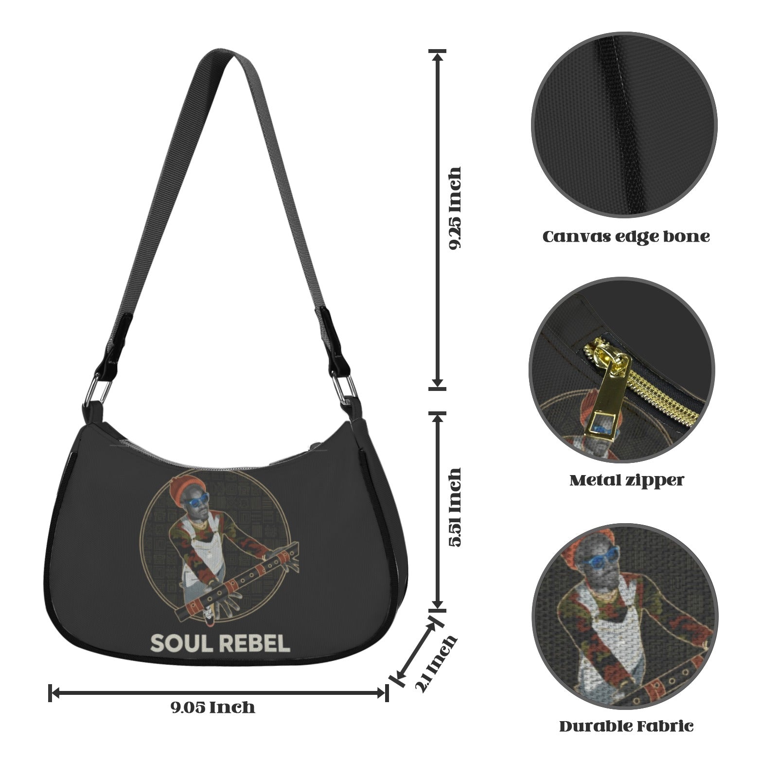 Soul Rebel Handbag, features