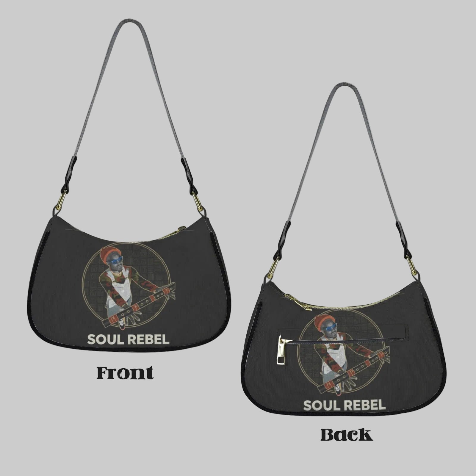 Soul Rebel Handbag, front and back 