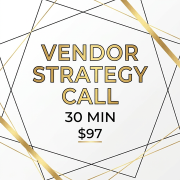 30 Minute Market Vendor Strategy Call