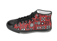 Load image into Gallery viewer, Adinkra Hi-Tops | African Print Shoes | Soulseed Apparel