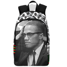 Load image into Gallery viewer, Malcolm X Backpack | Black History Apparel