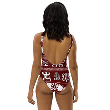 Load image into Gallery viewer, Adinkra One-Piece Swimsuit