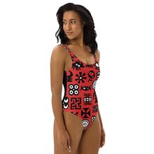 Load image into Gallery viewer, AdinkraOne-Piece Swimsuit