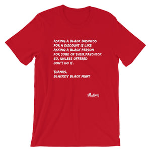 Black Business Etiquette T-Shirt