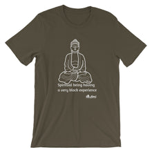 Load image into Gallery viewer, Spiritual Being having a very black experience T-Shirt
