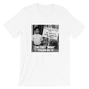 First Woke Person on TV "Michael Evans" T-Shirt