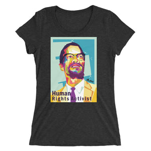 Malcolm X Ladies' T-shirt
