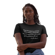 Load image into Gallery viewer, Sandra Bland T-Shirt| Say Her Name| SoulSeed Apparel