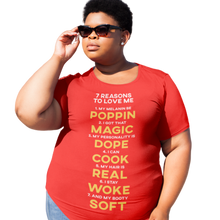 Load image into Gallery viewer, 7 Reasons to love Me Plus Size | Black Women Self Love | SoulSeed Apparel