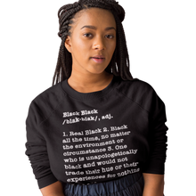 Load image into Gallery viewer, Black black sweatshirt| Black Pride T-Shirts | Soulseed Apparel