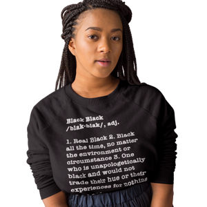 Black black sweatshirt| Black Pride T-Shirts | Soulseed Apparel
