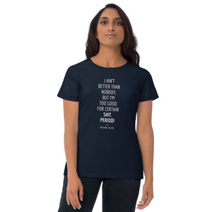 Breonna Taylor Quote Women's short sleeve t-shirt