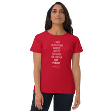 Load image into Gallery viewer, Breonna Taylor Quote Women&#39;s short sleeve t-shirt