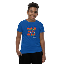 Load image into Gallery viewer, Watch Me Be Great Youth Short Sleeve T-Shirt